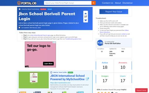 Jbcn School Borivali Parent Login - Portal-DB.live