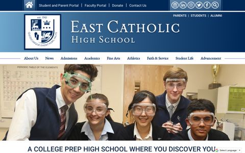 East Catholic High School - Home