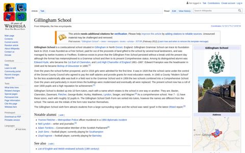Gillingham School - Wikipedia