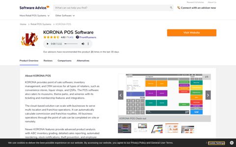 KORONA POS Software - 2021 Reviews, Pricing & Demo