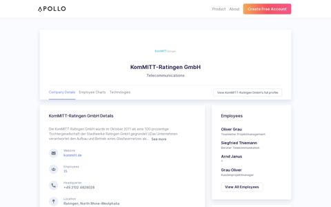 KomMITT-Ratingen GmbH - Overview, Competitors, and ...
