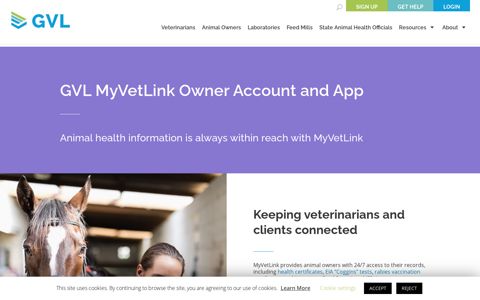 MyVetLink Owner Account and App | GVL