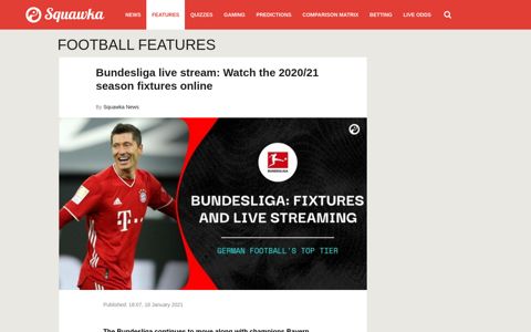 Bundesliga live stream: Watch 2020/21 season fixtures online ...