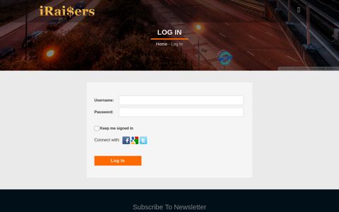 Log In – iRaisers Global Investment