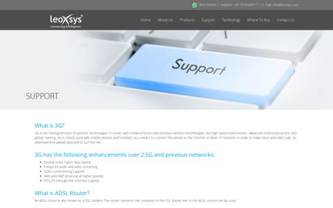 FAQ - Leoxsys Networks Pvt. Ltd. ++Connecting Intelligence++