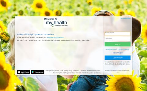 MyChart® licensed from Epic Systems Corporation ... - MyHealth
