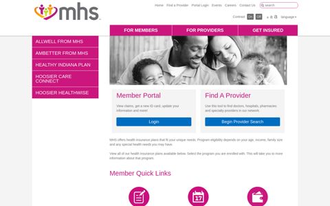 MHS Indiana Portal for Members | Login | MHS Indiana
