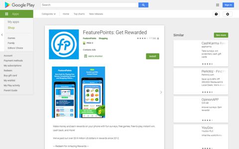 FeaturePoints: Get Rewarded - Apps on Google Play