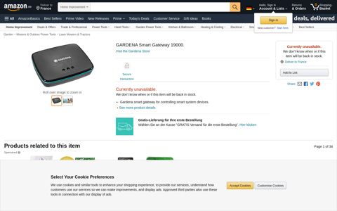 GARDENA Smart Gateway 19000.: Amazon.de: Baumarkt