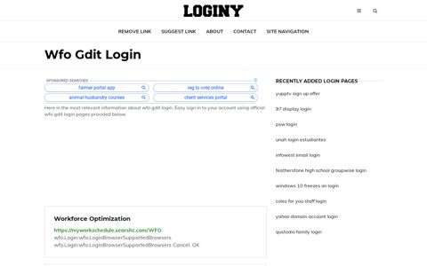 Wfo Gdit Login ✔️ One Click Login - loginy.co.uk