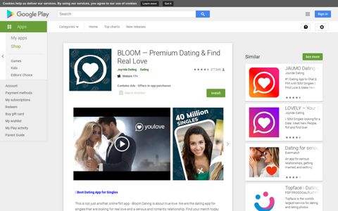 BLOOM — Premium Dating & Find Real Love - Apps on ...