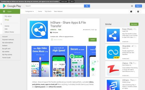 InShare - Share Apps & File Transfer - Apps on Google Play