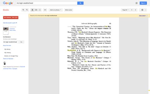 Iris Murdoch - Page 85 - Google Books Result