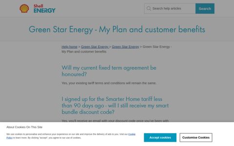 Green Star Energy - My Plan and customer benefits – Help ...