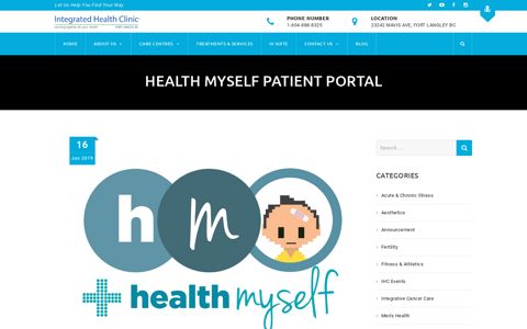 Health Myself Patient Portal - Integrated Health Clinic