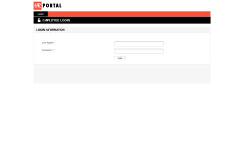 employee login - HR Portal