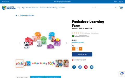 Peekaboo Learning Farm - Learning Resources