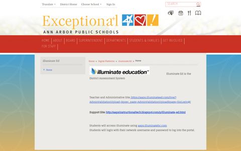 illuminate Ed / Home - Ann Arbor Public Schools
