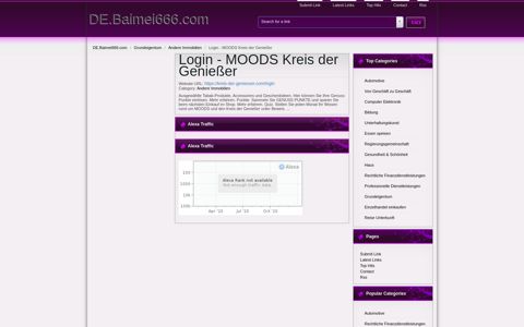 Login - MOODS Kreis der Genießer - DE.Baimei666.com