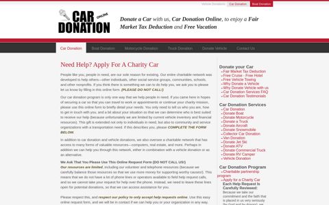 Need Help? Apply For A Charity Car Donation