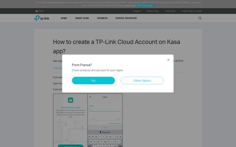 How to create a TP-Link Cloud Account on Kasa app? | TP-Link