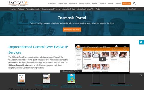 OSSmosis Portal - Evolve IP