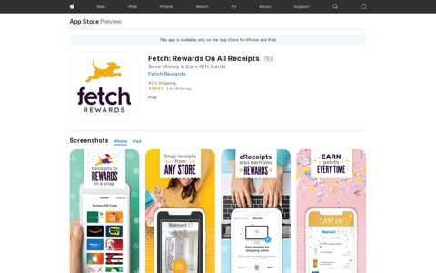 ‎Fetch Rewards: Shop Scan Save on the App Store