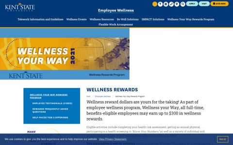 Wellness Rewards | Kent State University