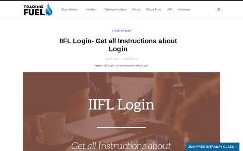 IIFL Login- Get all Instructions about Login ( Beginner's to ...