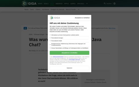 Was wurde aus dem Knuddels Java Chat? - Giga