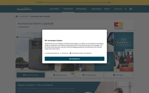 Hochschule Hamm-Lippstadt - 398 Bewertungen zum Studium