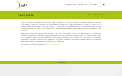 Kinara Capital | Dvara Solutions
