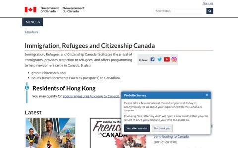 Immigration, Refugees and Citizenship Canada - Canada.ca