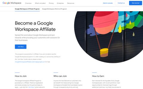 Join the Google Workspace Affiliate Program