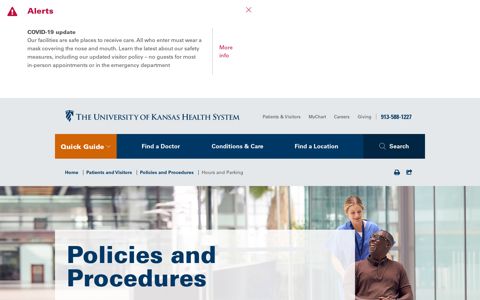 Visiting Hours & Parking | The University Of Kansas Health ...