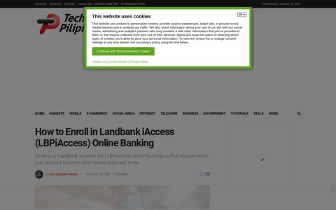 How to Enroll in Landbank iAccess (LBPiAccess) Online ...