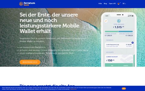 Ferratum Bank: Modern Banking für Dein Handy. Dein ...