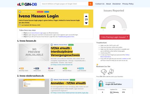 Ivena Hessen Login - A database full of login pages from all ...