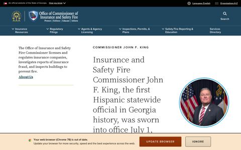 Georgia Office of Insurance and Safety Fire Commissioner