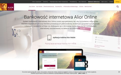 Bankowość internetowa Alior Online - Alior Bank