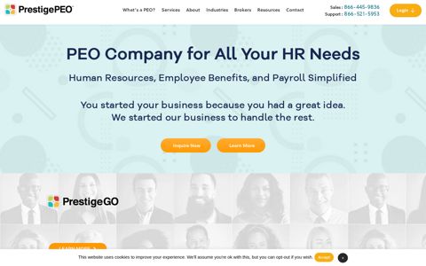 Prestige PEO: PEO Company | Payroll, Employee Benefits & HR