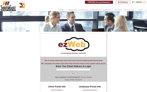 ezWEB PORTAL - SPLI - Payroll & Workers' Compensation ...
