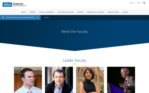 Faculty | UCLA Anderson School of Management