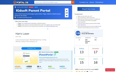 Kidsoft Parent Portal