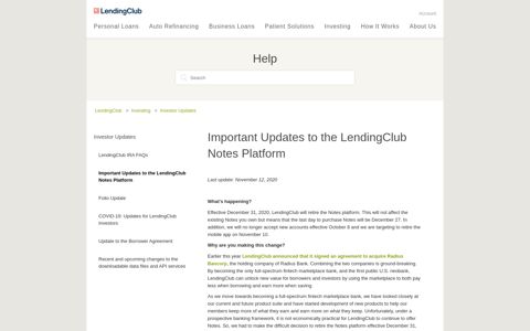 Manual Investing | LendingClub