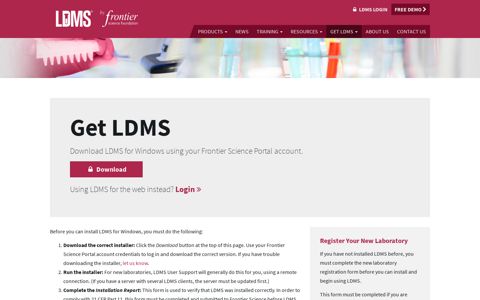 Get LDMS - LDMS