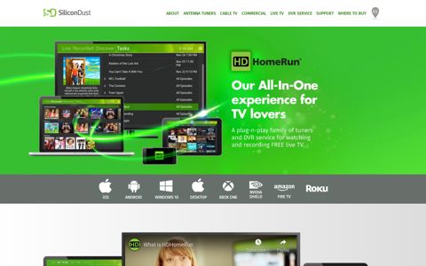 HDHomeRun - Watch TV anywhere in your home