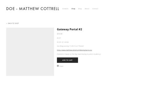 Gateway Portal #2 — Doe - Matthew Cottrell