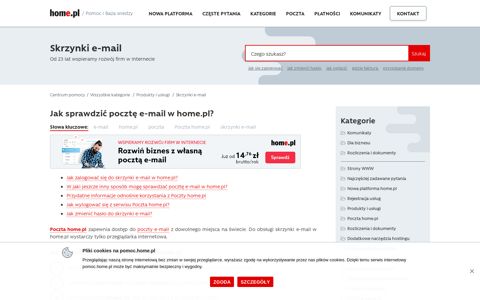 Jak sprawdzić pocztę e-mail w home.pl? » Pomoc | home.pl