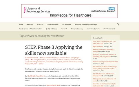eLearning for Healthcare | Knowledge for Healthcare
